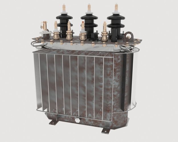 Oil Power Transformer 3D model