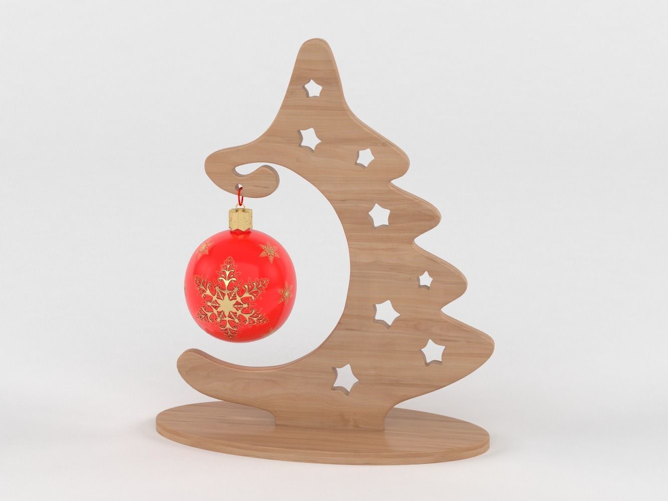 Christmas tree 3D model_4