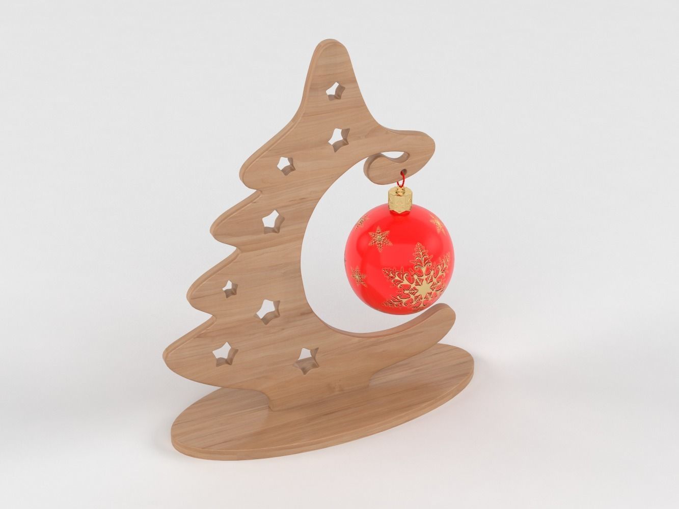 Christmas tree 3D model_3