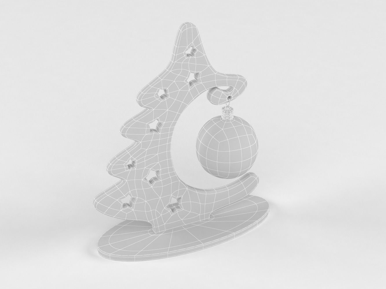 Christmas tree 3D model_8