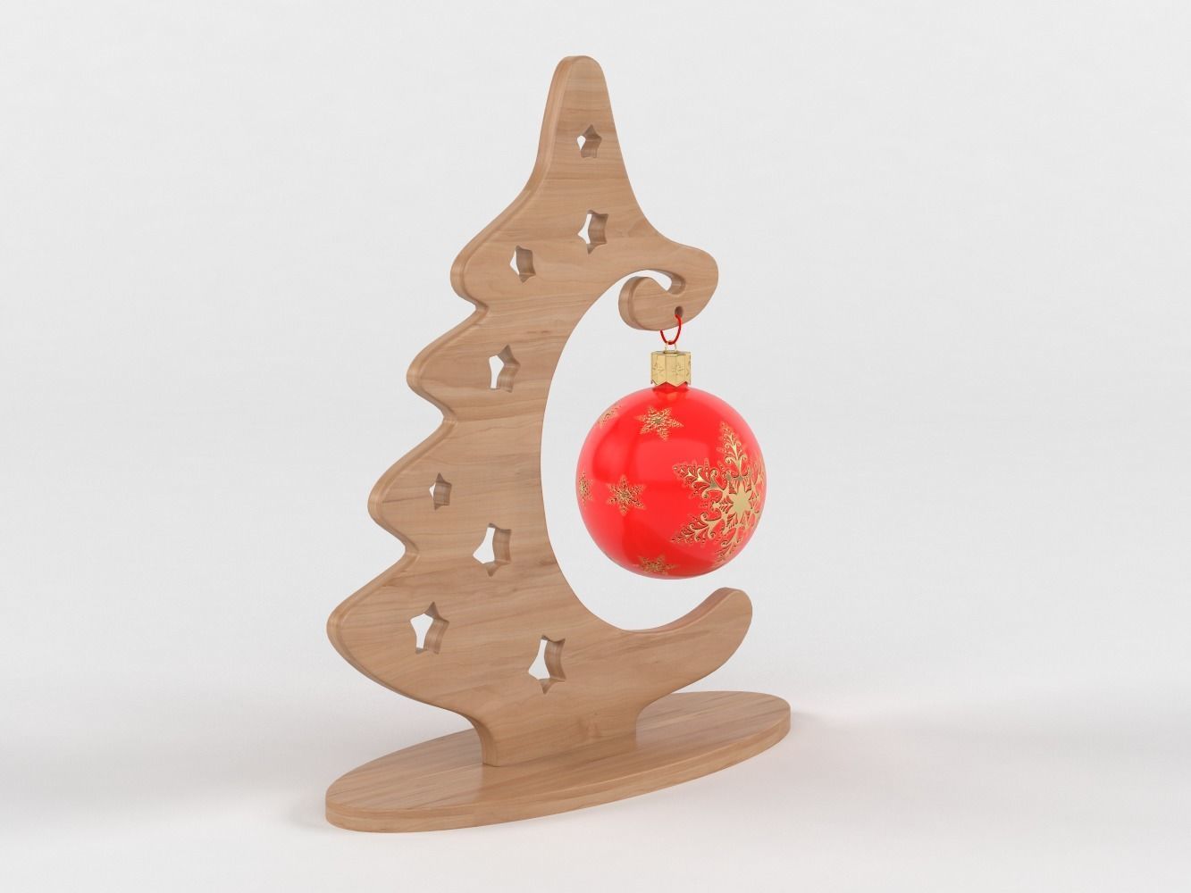 Christmas tree 3D model_2