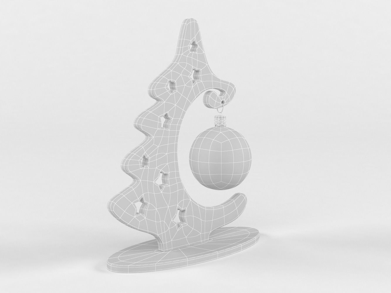 Christmas tree 3D model_7