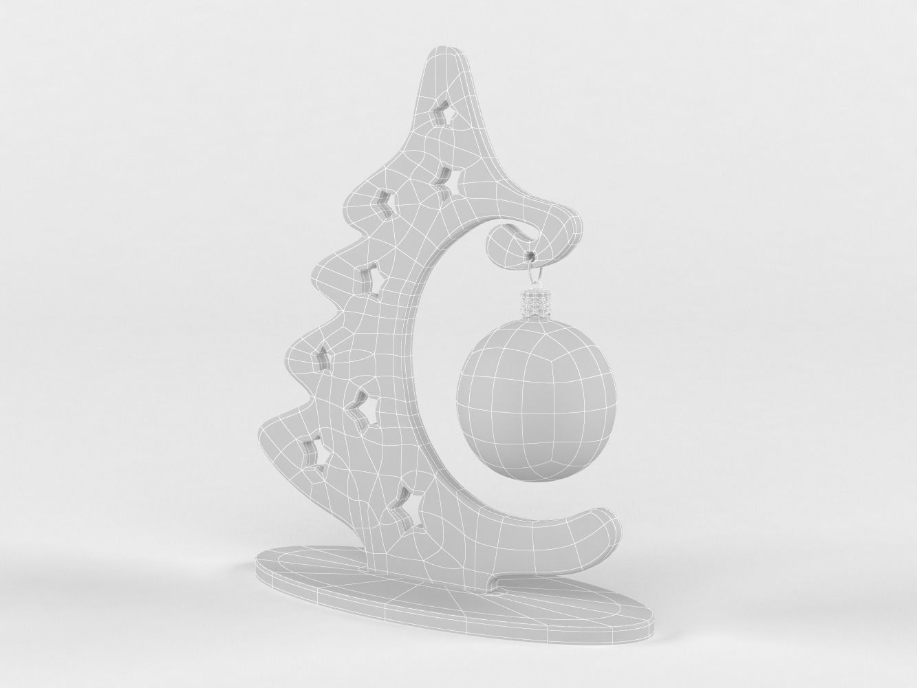 Christmas tree 3D model_6