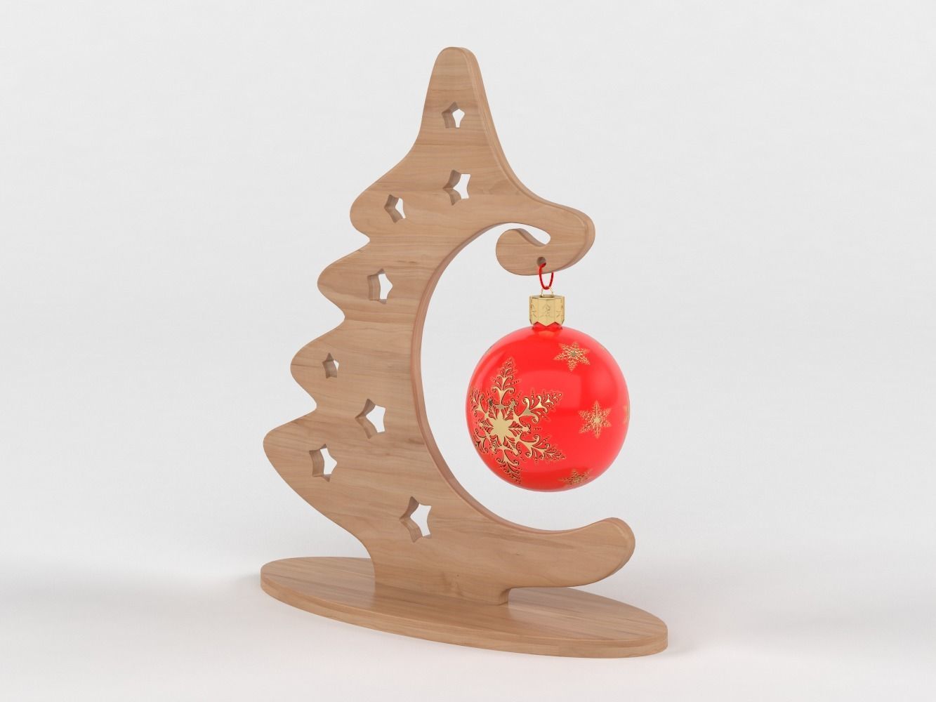 Christmas tree 3D model_1