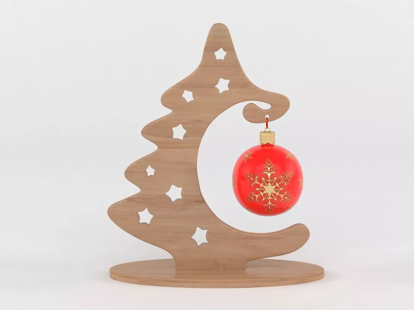 Christmas tree 3D model_0