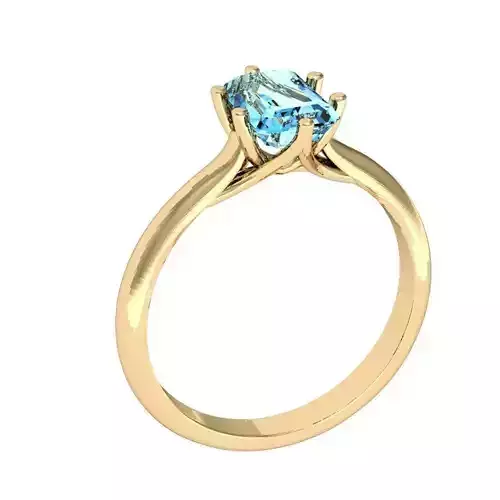 engagement ring  with emerald