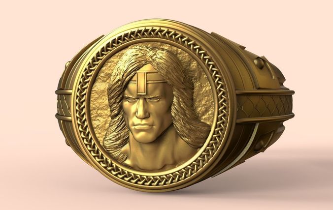 Conan the Barbarian - signet 3D print model