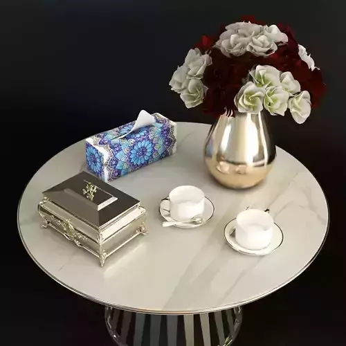 Table with appliances 