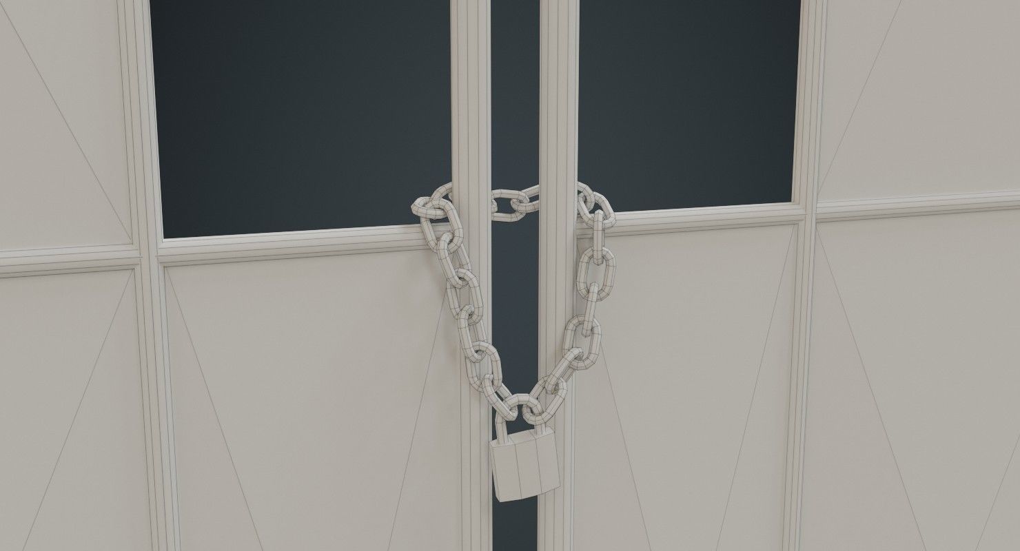 Gate 3B Low-poly 3D model_7