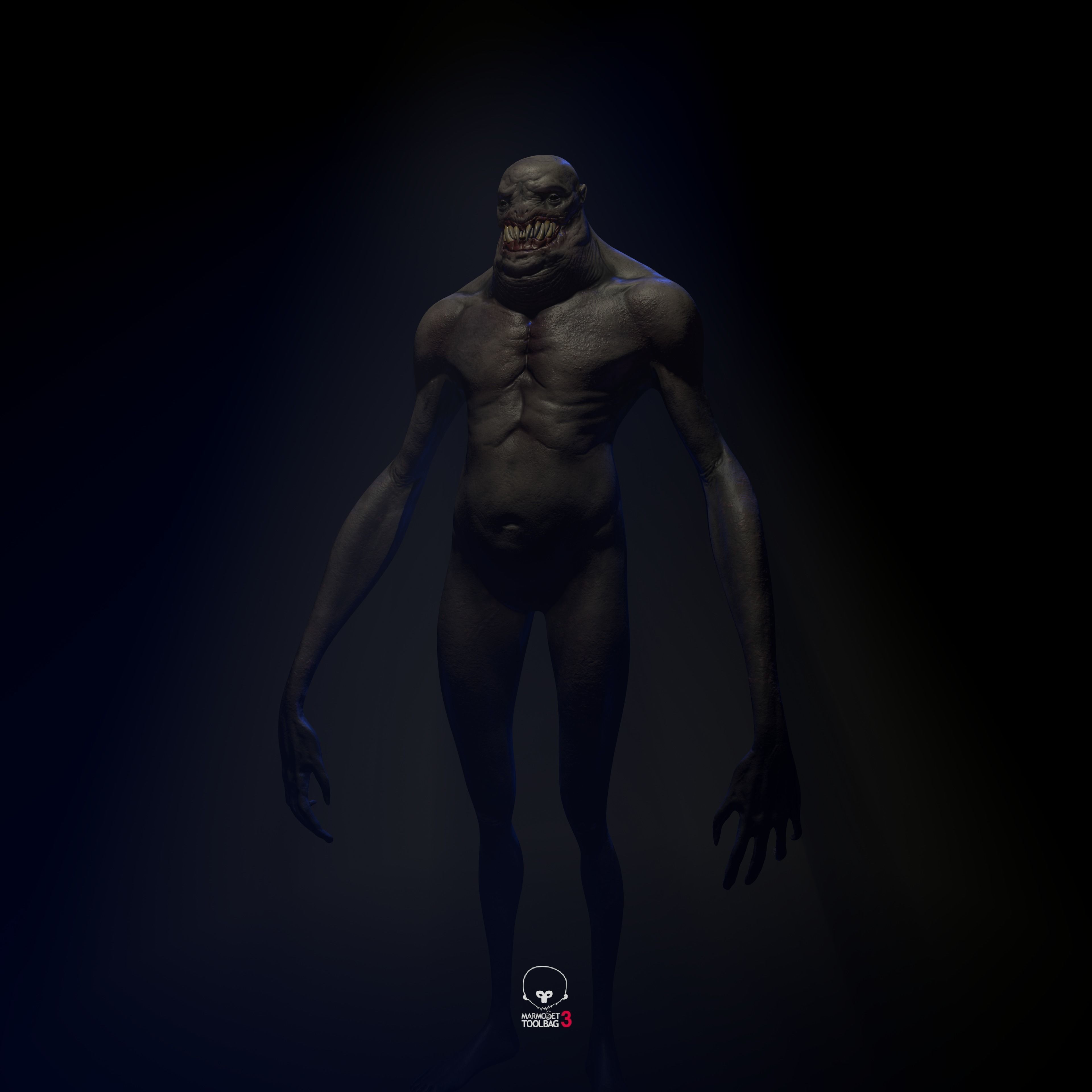 Creature of the forest 3D model_5