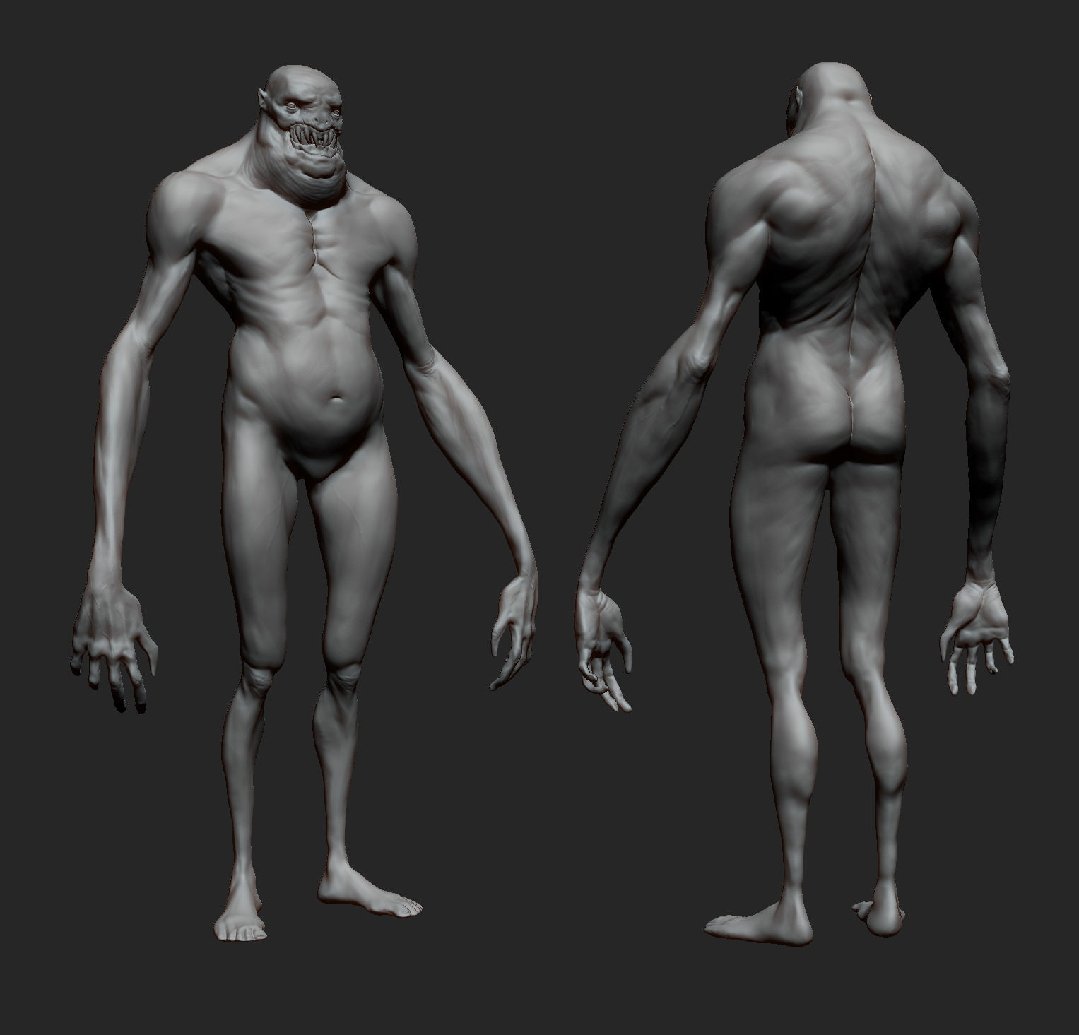 Creature of the forest 3D model_14