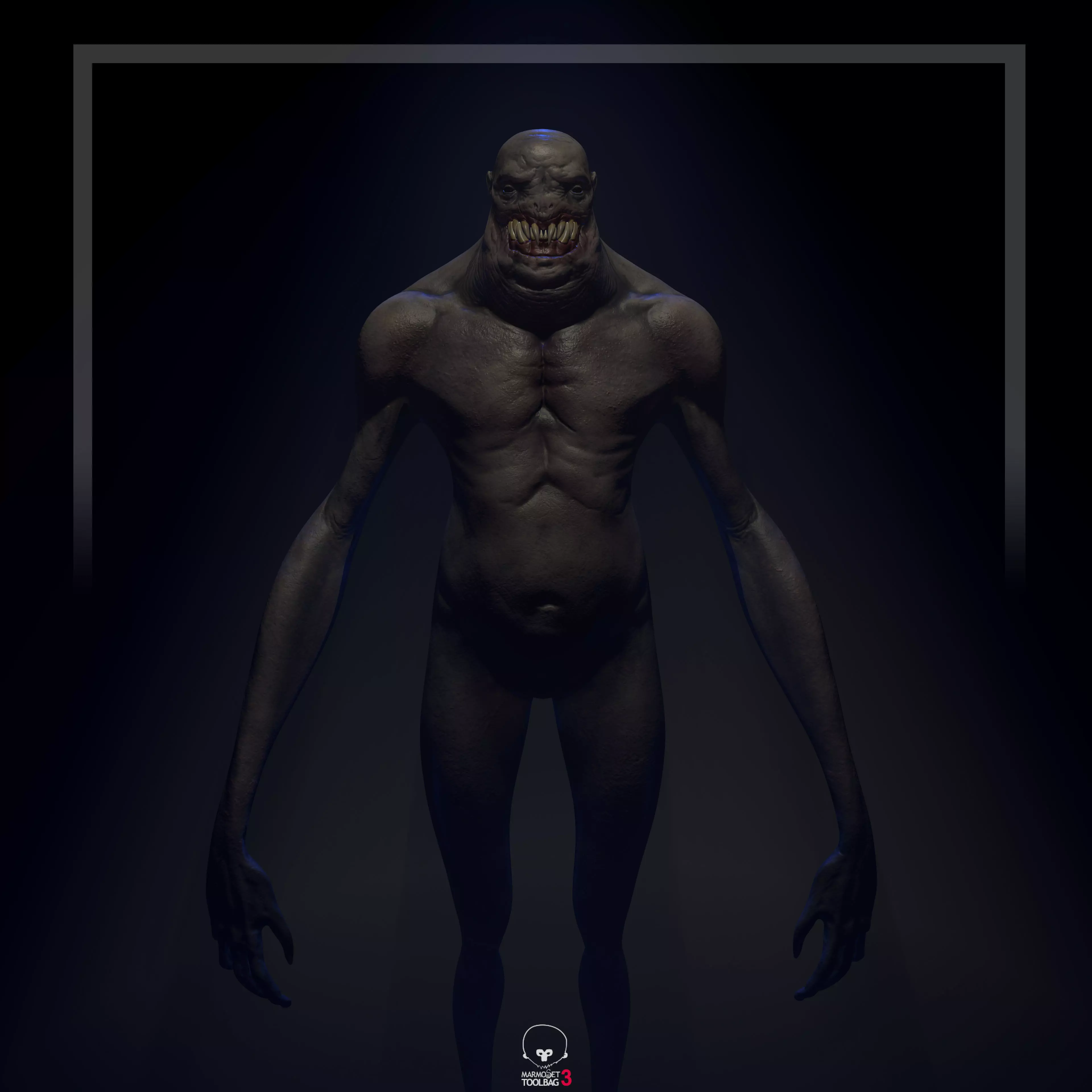 Creature of the forest 3D model_0