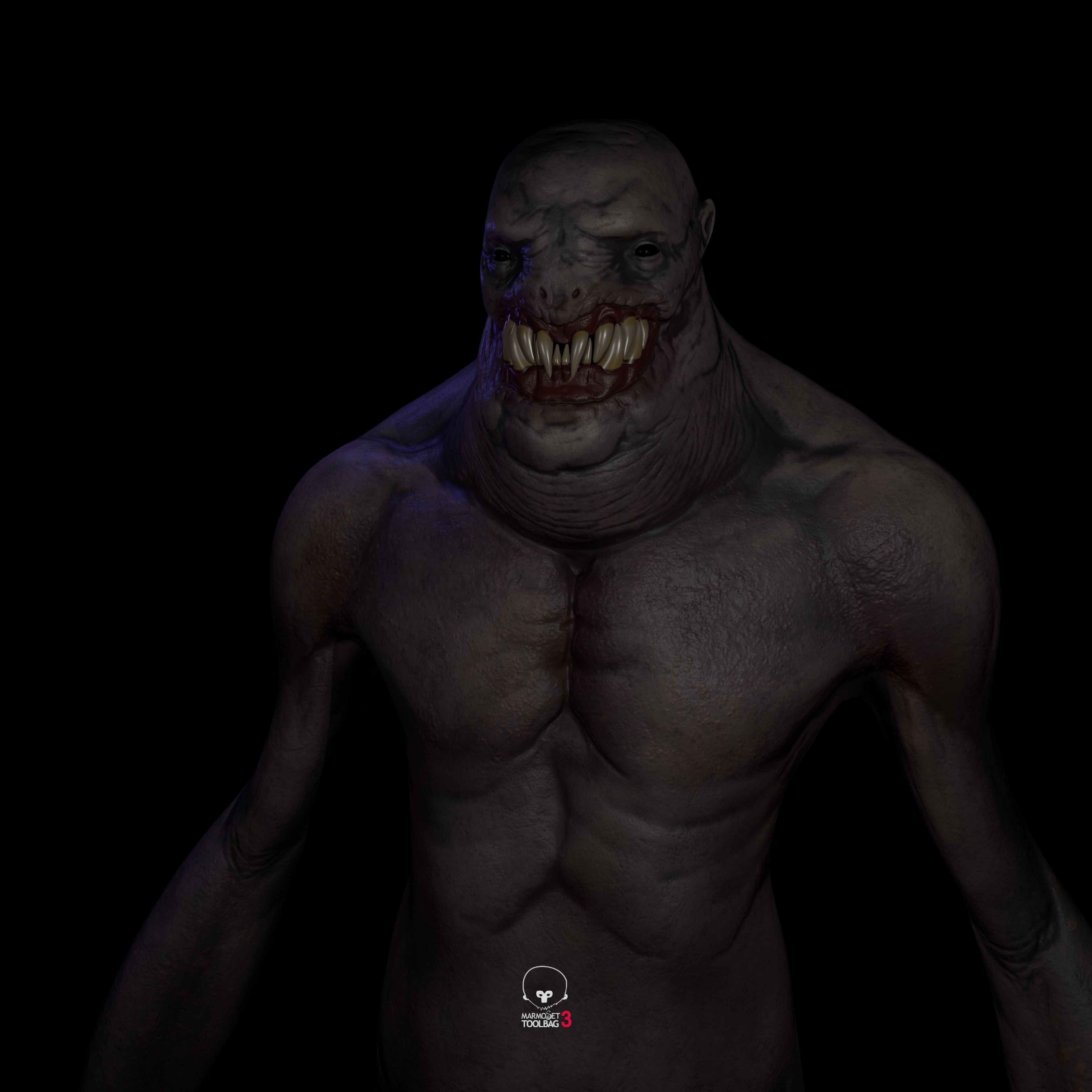 Creature of the forest 3D model_9