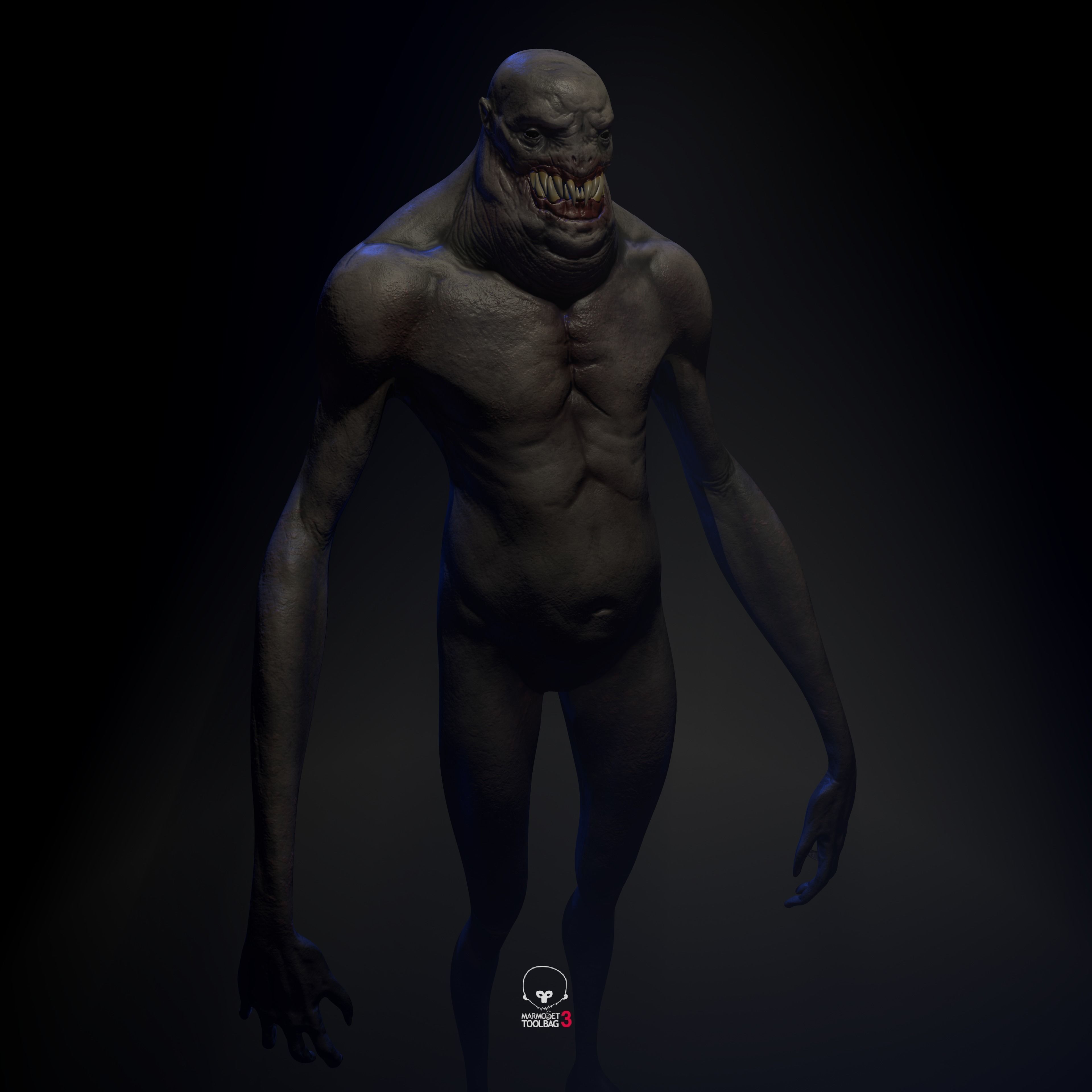 Creature of the forest 3D model_6