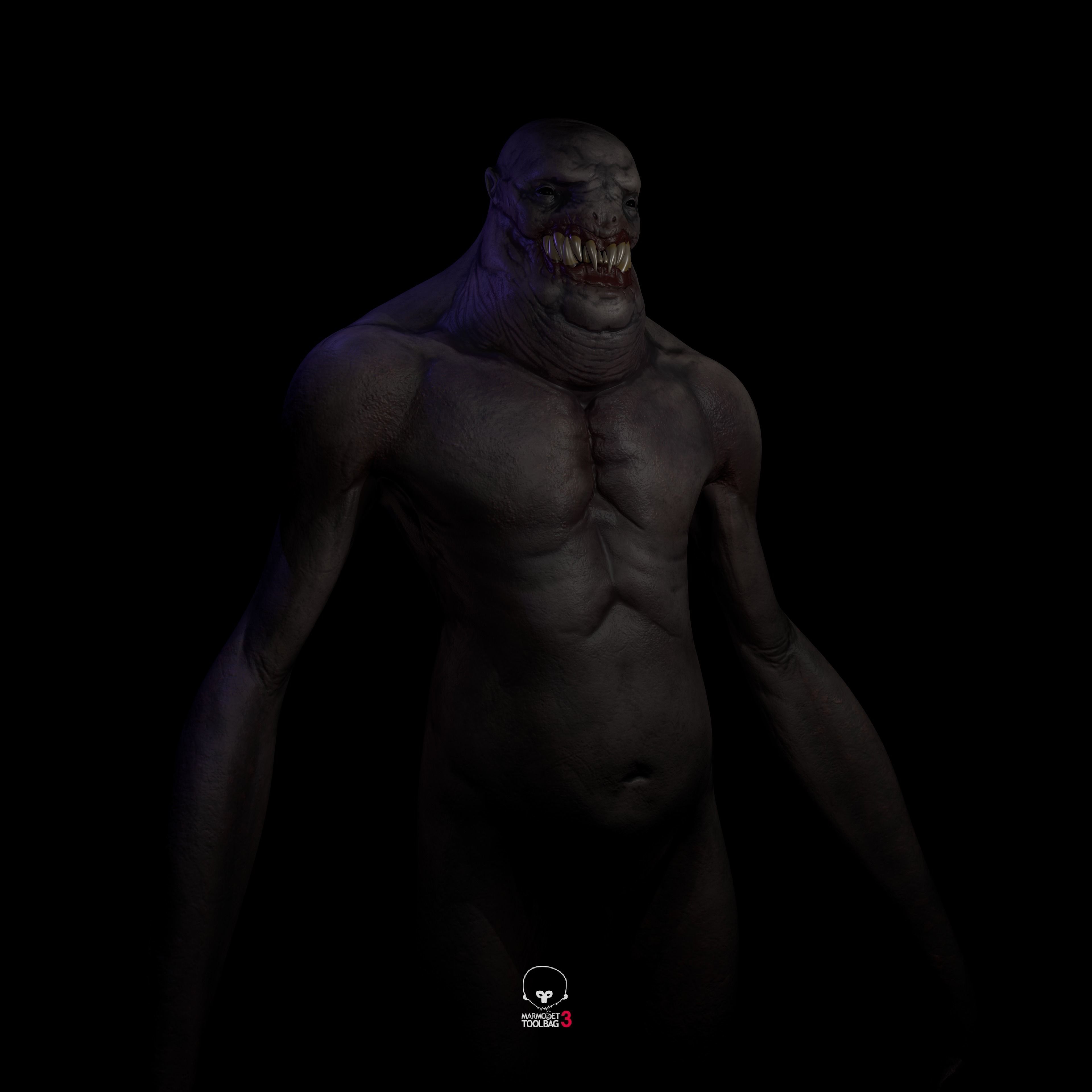 Creature of the forest 3D model_11