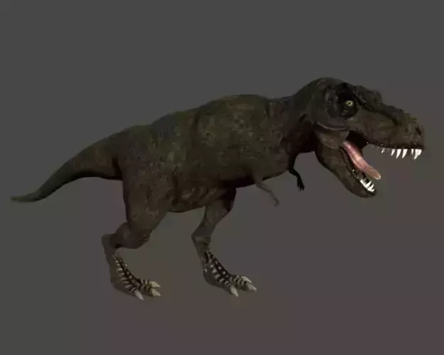 T-Rex dinosaur Low-poly 3D model