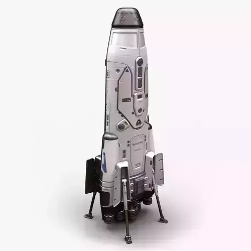 Sci Fi Space Shuttle 3D model