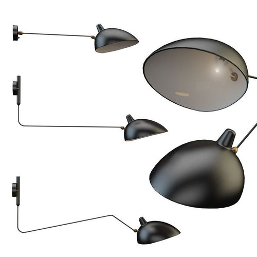 Chandelier Serge sconce set 3D model