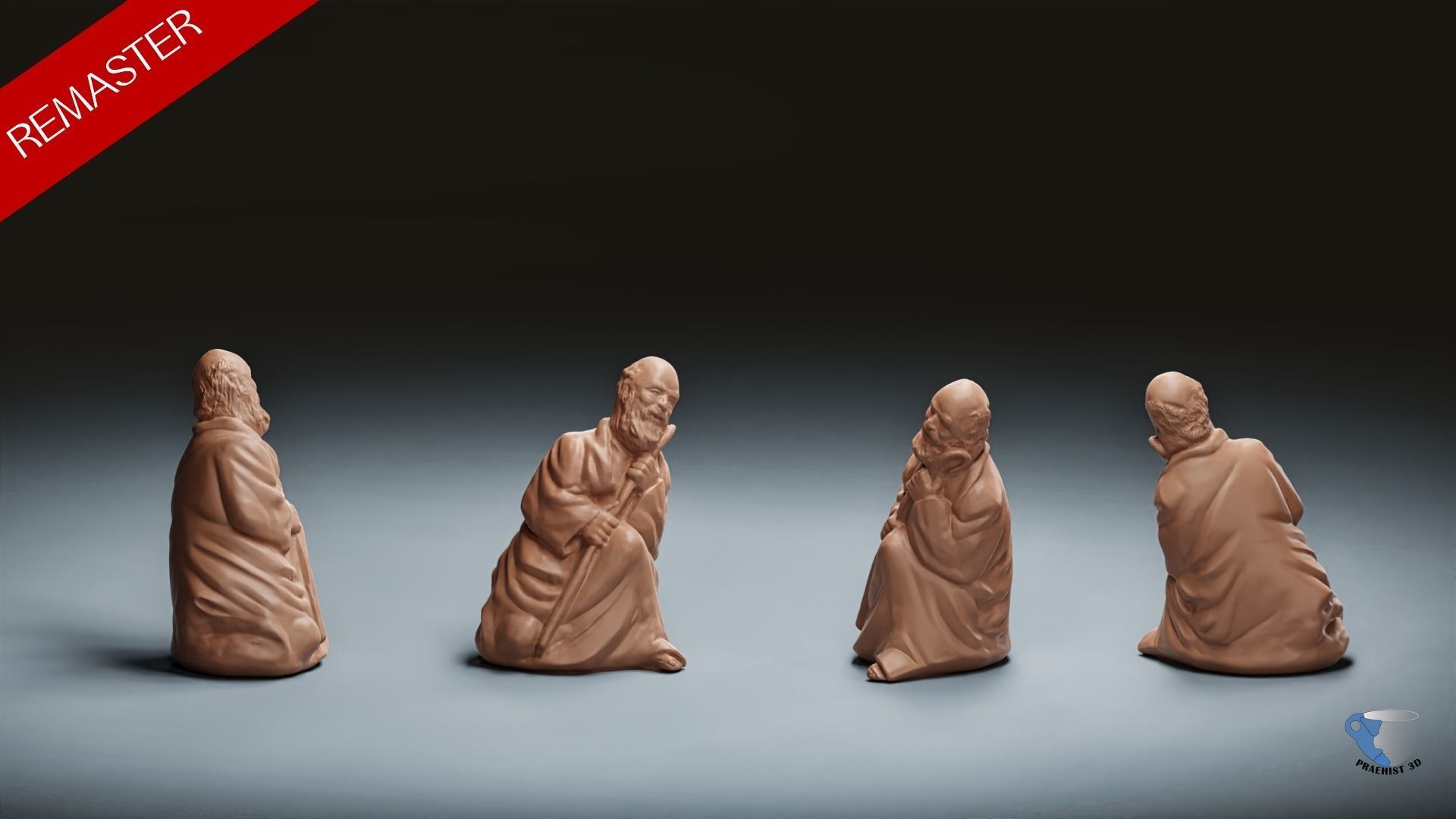 Christmas  nativity figurines Set 3D Printable 3D Scan 3D print model_10