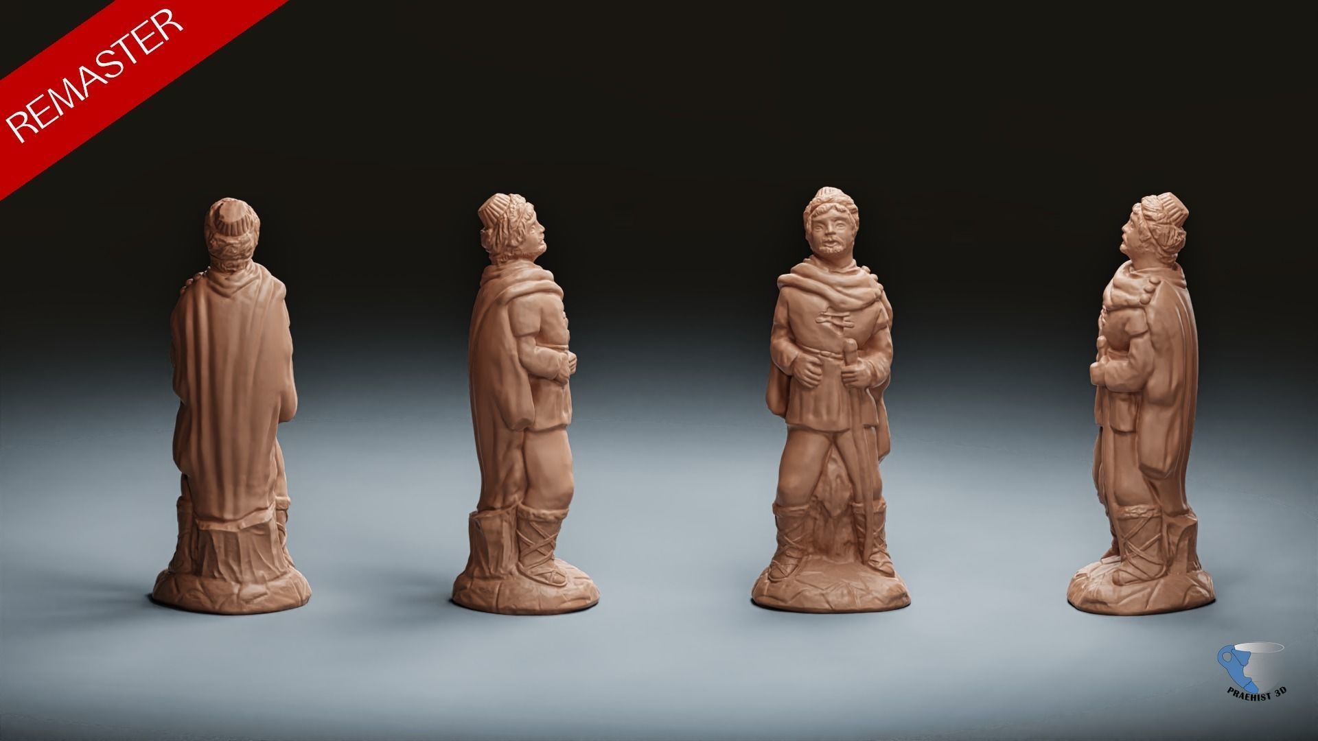 Christmas  nativity figurines Set 3D Printable 3D Scan 3D print model_8