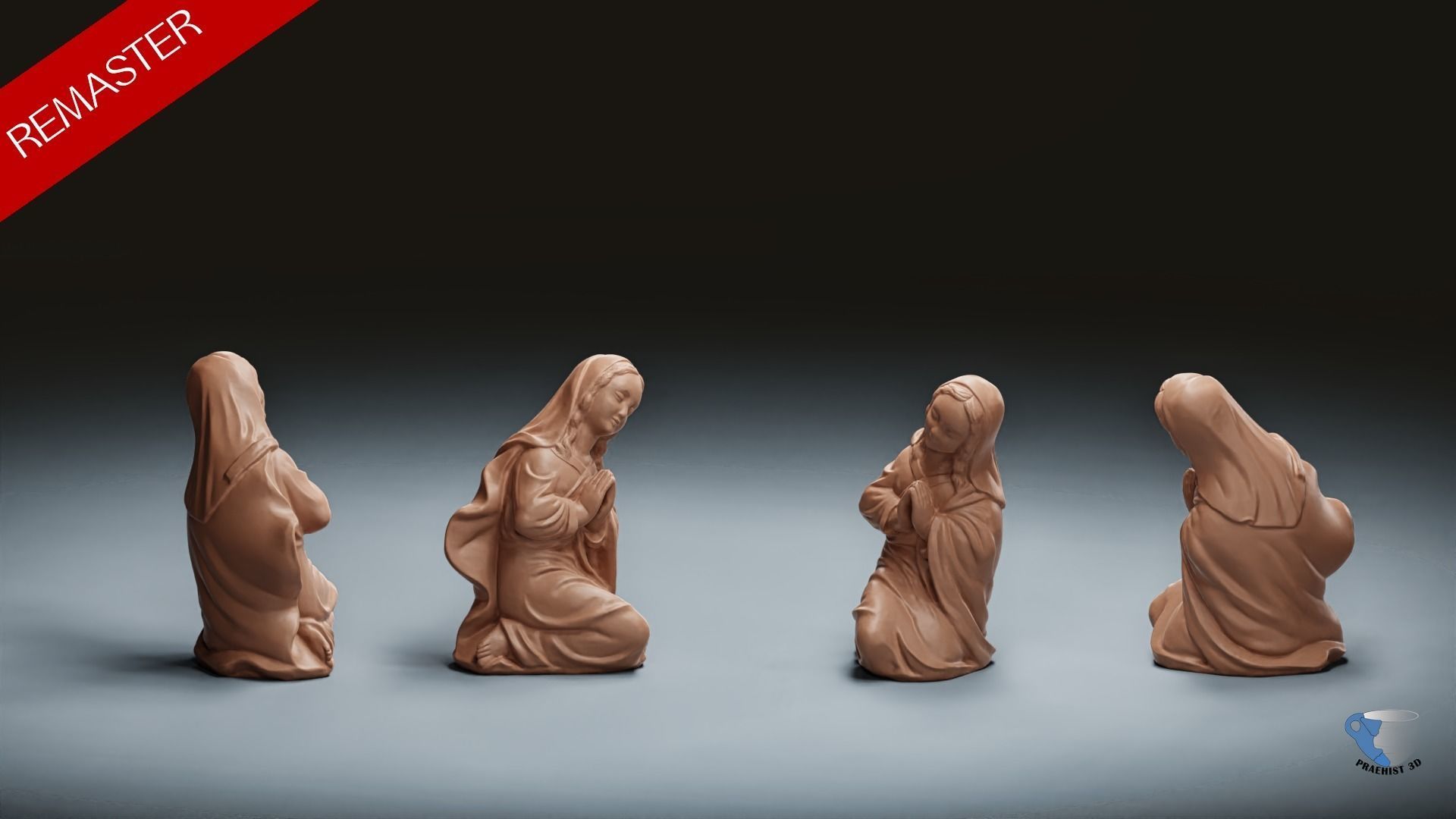 Christmas  nativity figurines Set 3D Printable 3D Scan 3D print model_5