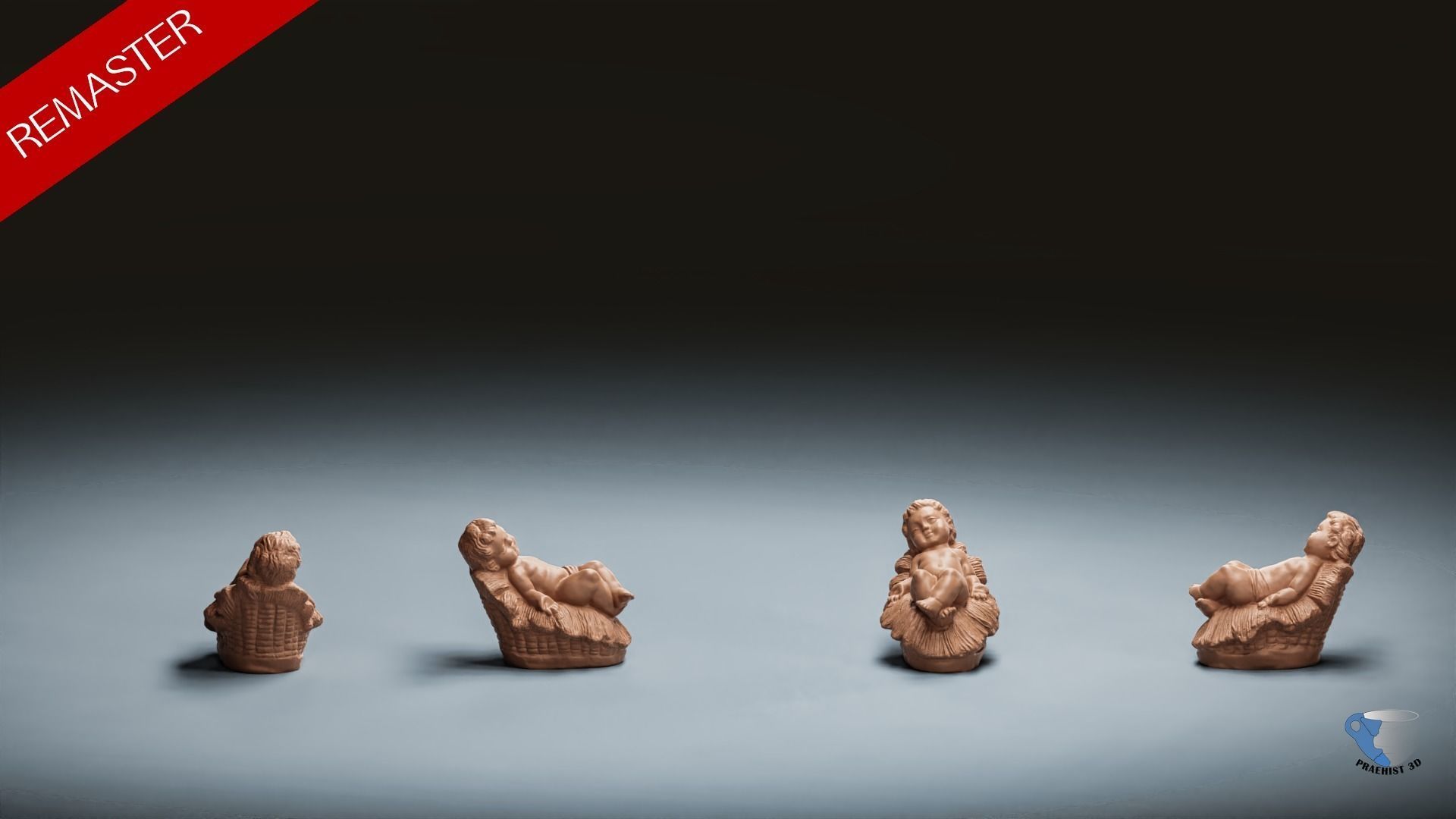 Christmas  nativity figurines Set 3D Printable 3D Scan 3D print model_7