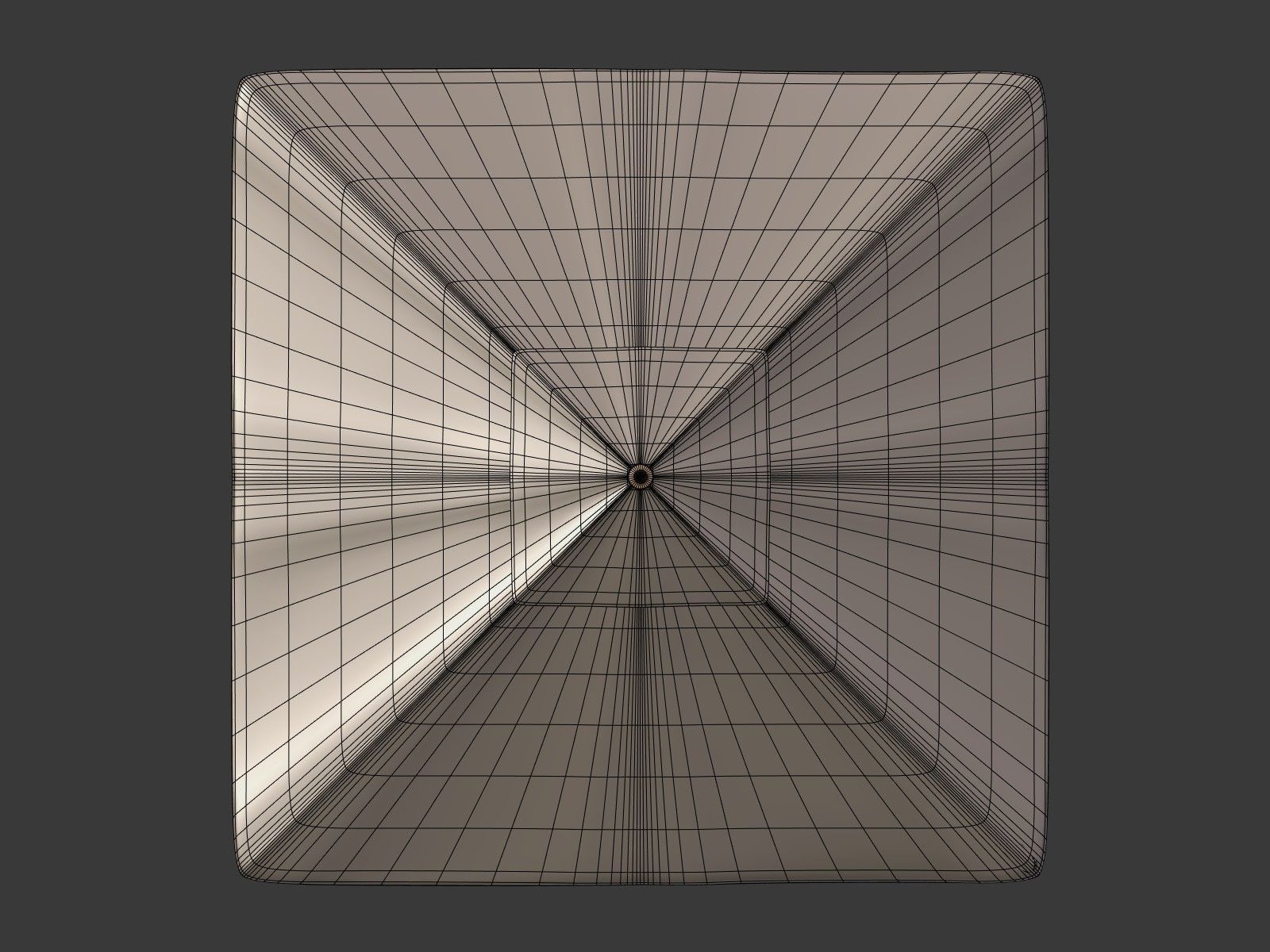 Umbrella Patio Parasol 3 Low-poly 3D model_9