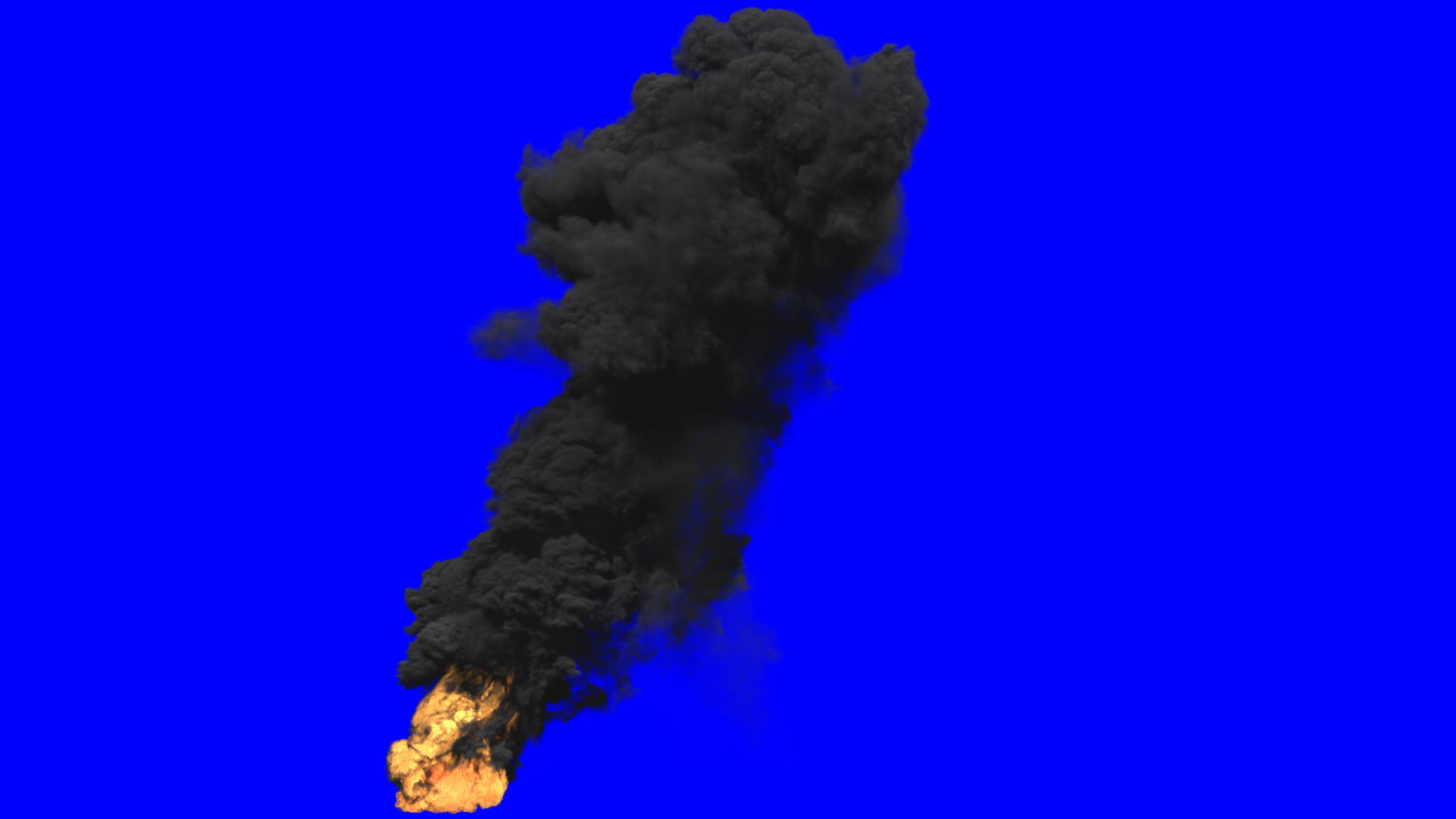 FumeFX Large Scale Smoke and Fire 3D model animated CGTrader