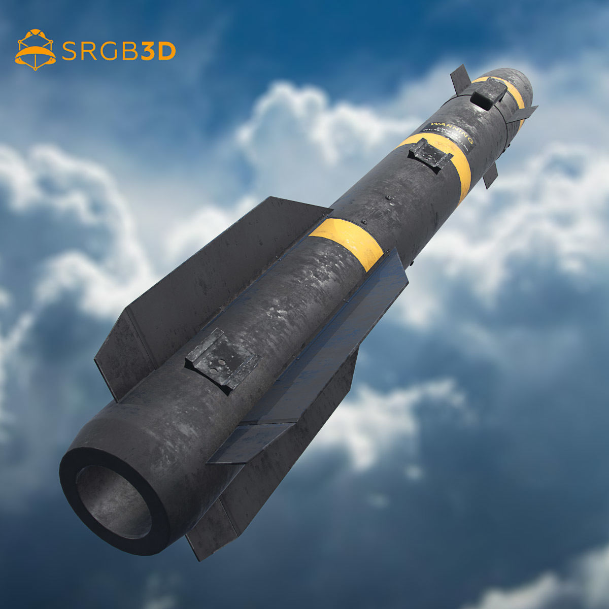 AGM-114 Hellfire 3D model_20