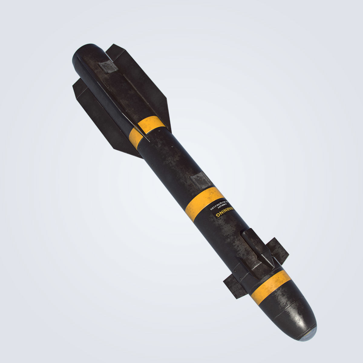 AGM-114 Hellfire 3D model_2