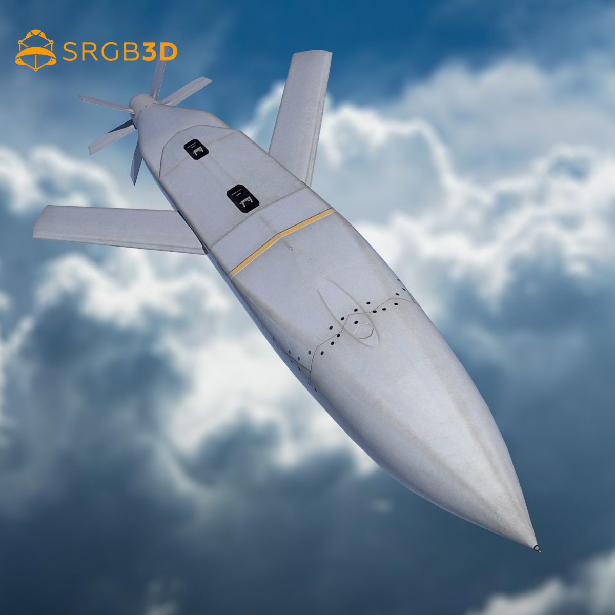 AGM-154 JSOW 3D model_5