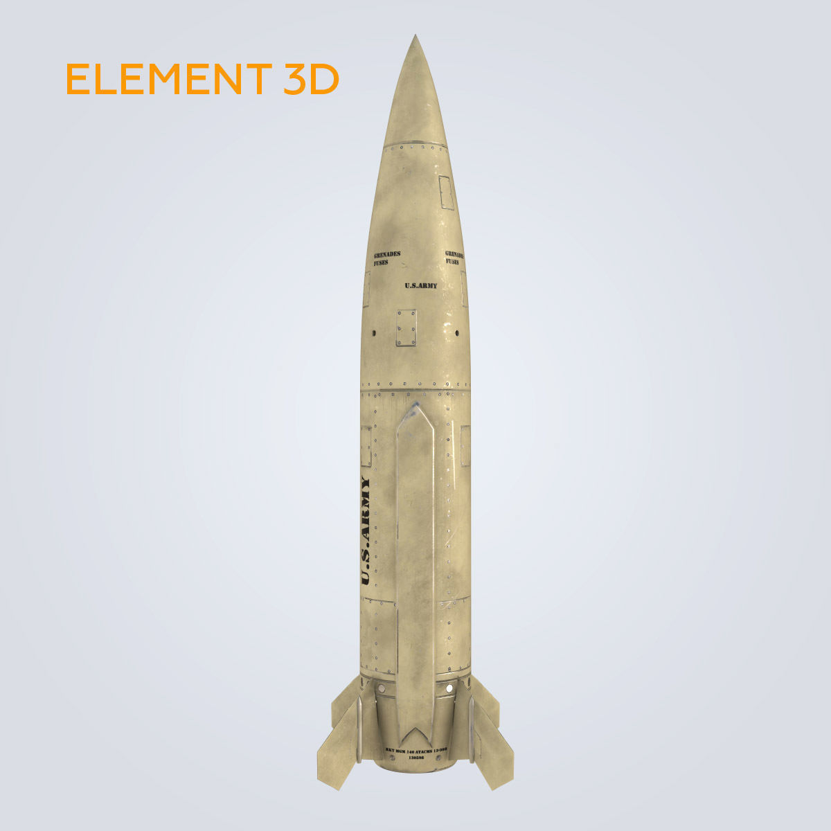 MGM-140M ATACMS 3D model_19