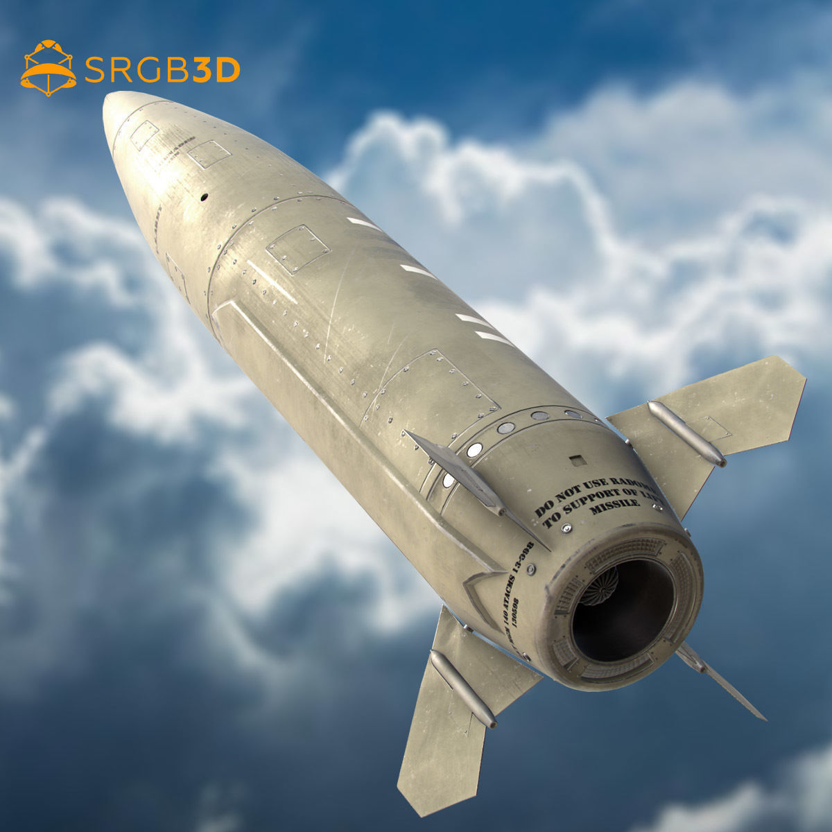MGM-140M ATACMS 3D model_34