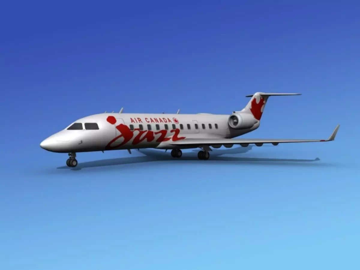 Canadair CRJ100 Air Canada Jazz 3D model