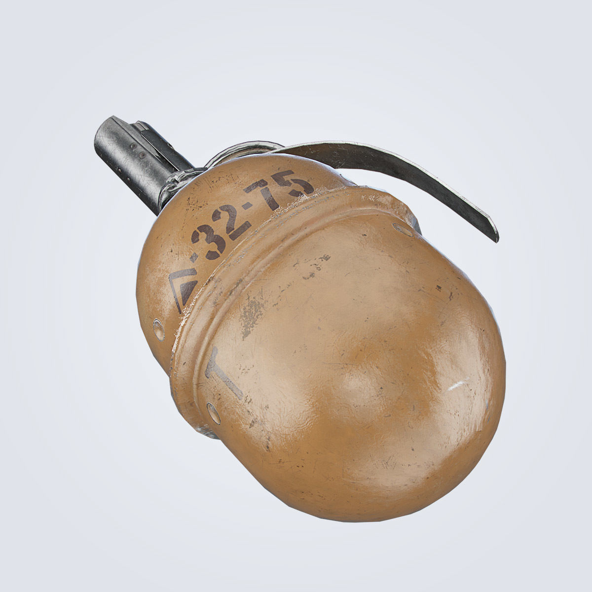 RGD-5 Grenade Low-poly 3D model_20