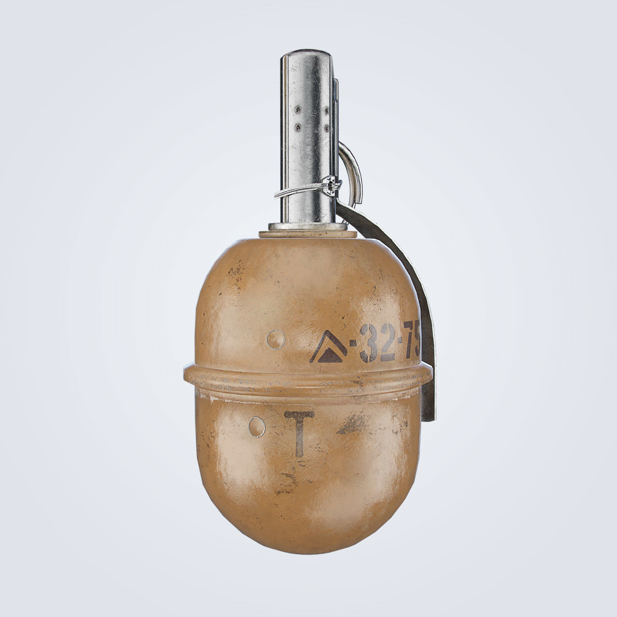 RGD-5 Grenade Low-poly 3D model_6