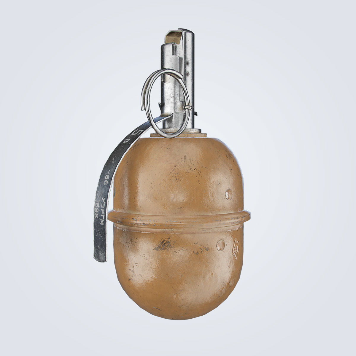 RGD-5 Grenade Low-poly 3D model_1