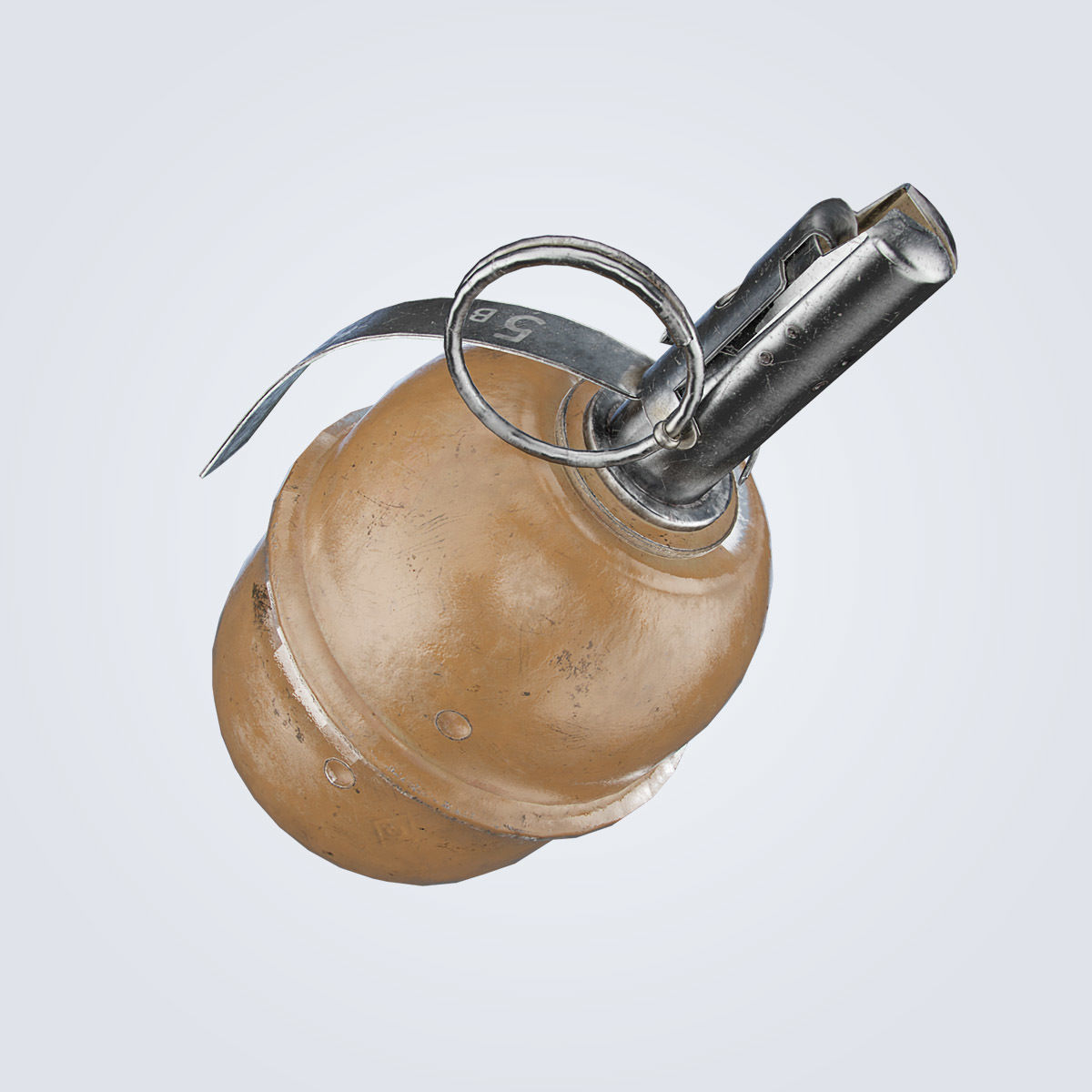 RGD-5 Grenade Low-poly 3D model_13