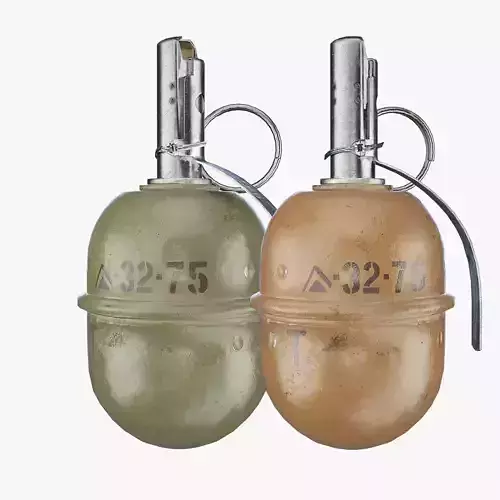 RGD-5 Grenade Low-poly 3D model