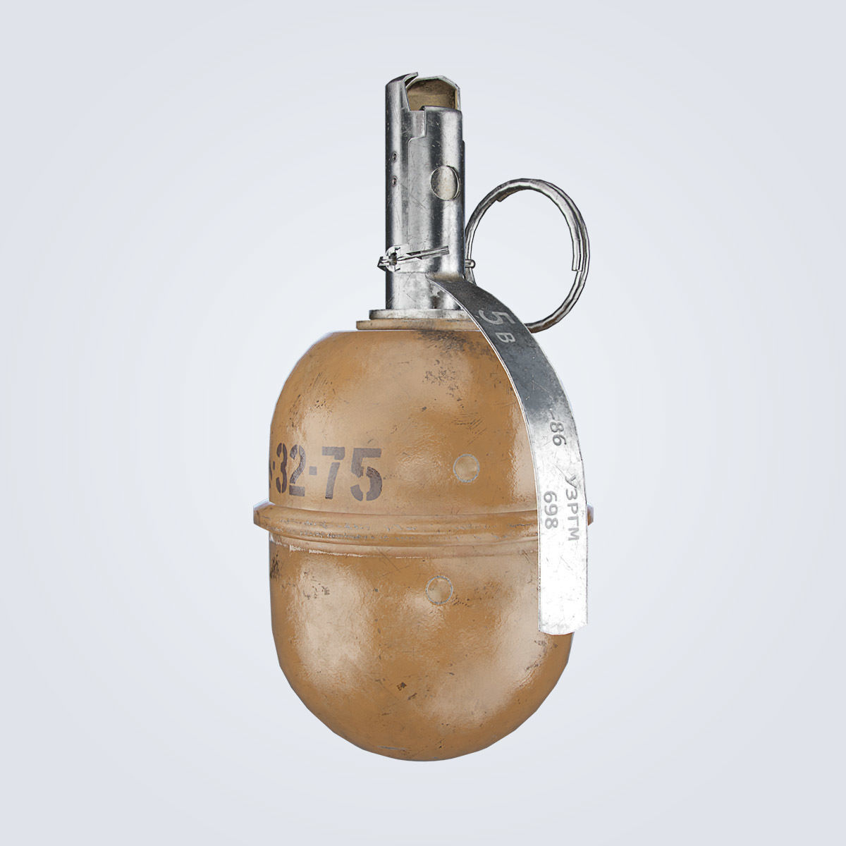 RGD-5 Grenade Low-poly 3D model_9