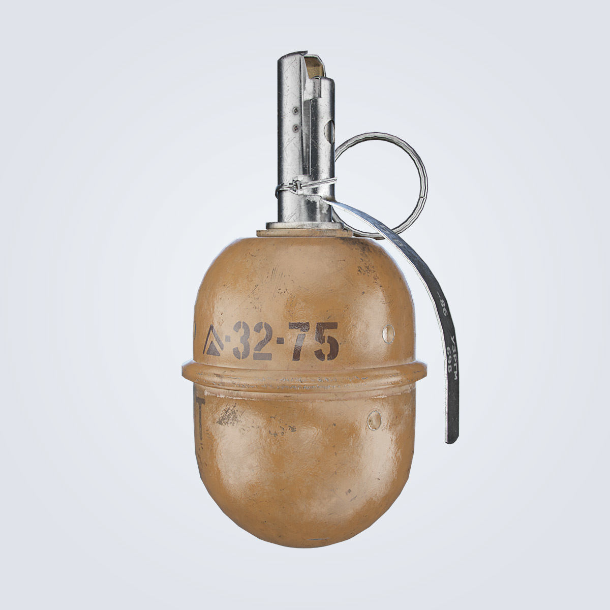 RGD-5 Grenade Low-poly 3D model_8