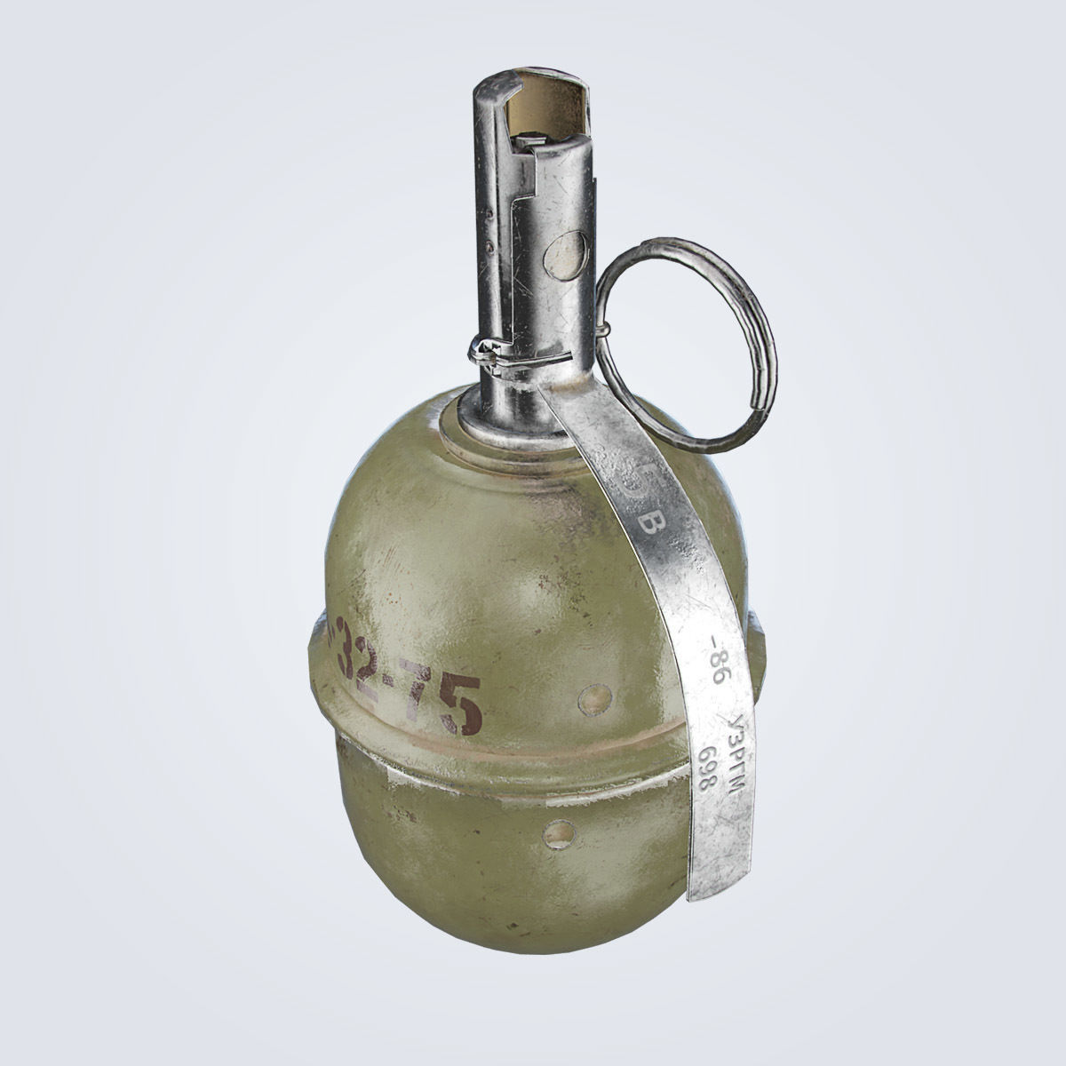 RGD-5 Grenade Low-poly 3D model_27