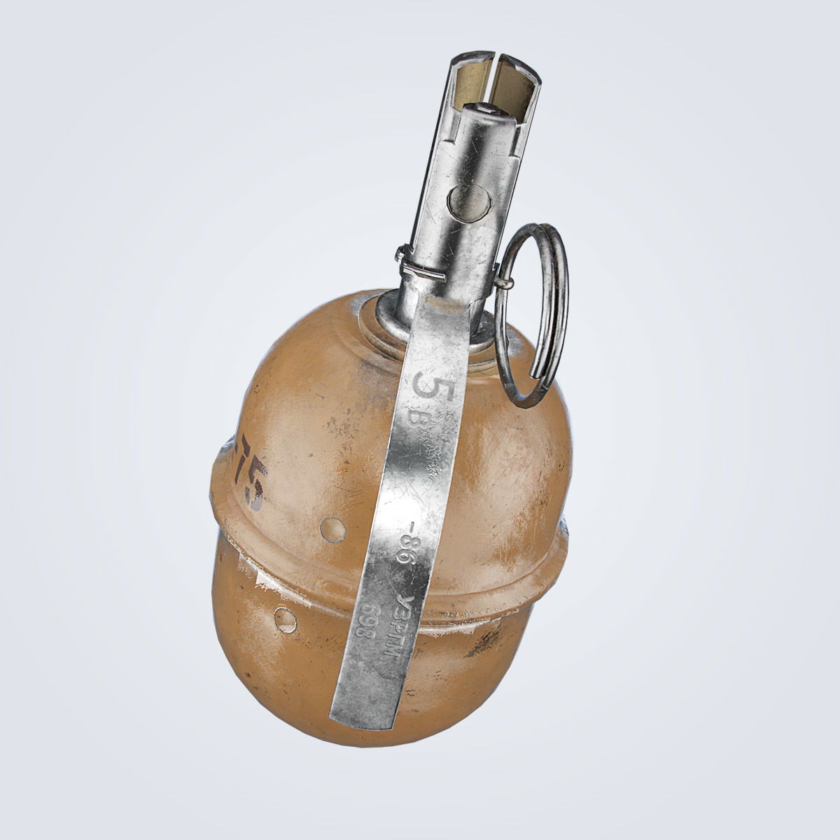 RGD-5 Grenade Low-poly 3D model_11