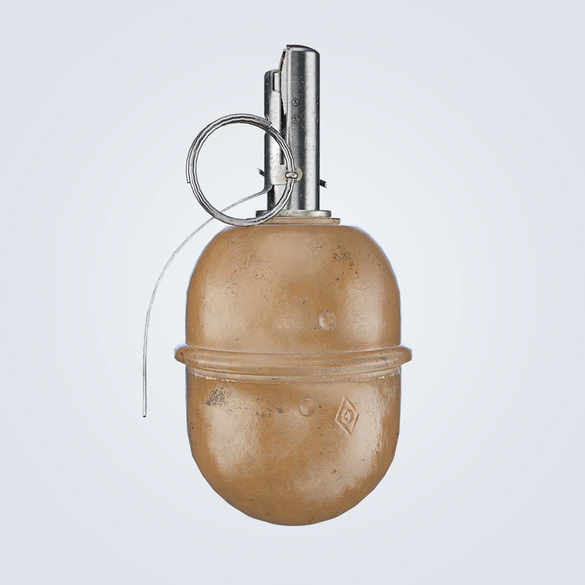 RGD-5 Grenade Low-poly 3D model_2