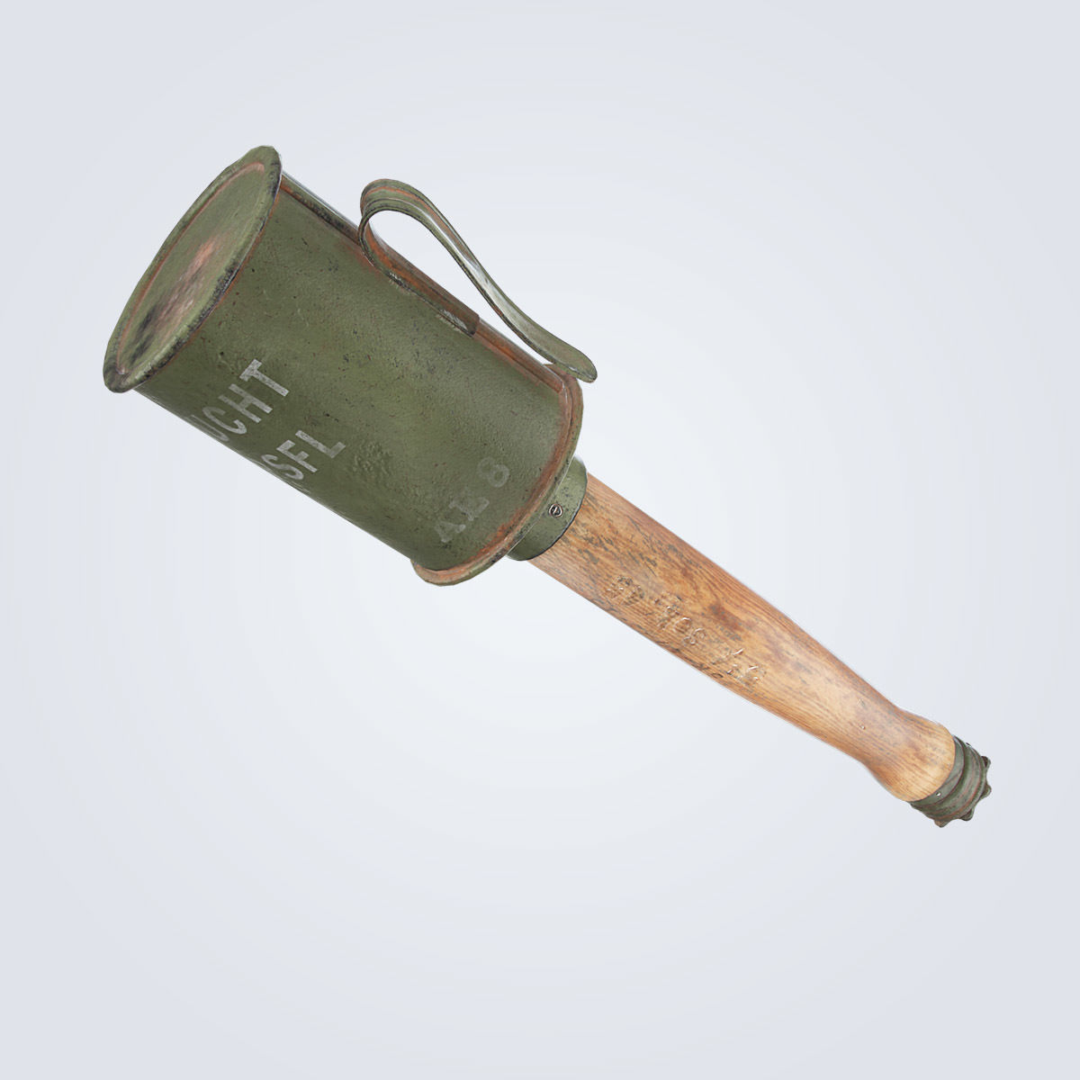 Anti Tank Stick Grenade Low-poly 3D model_12