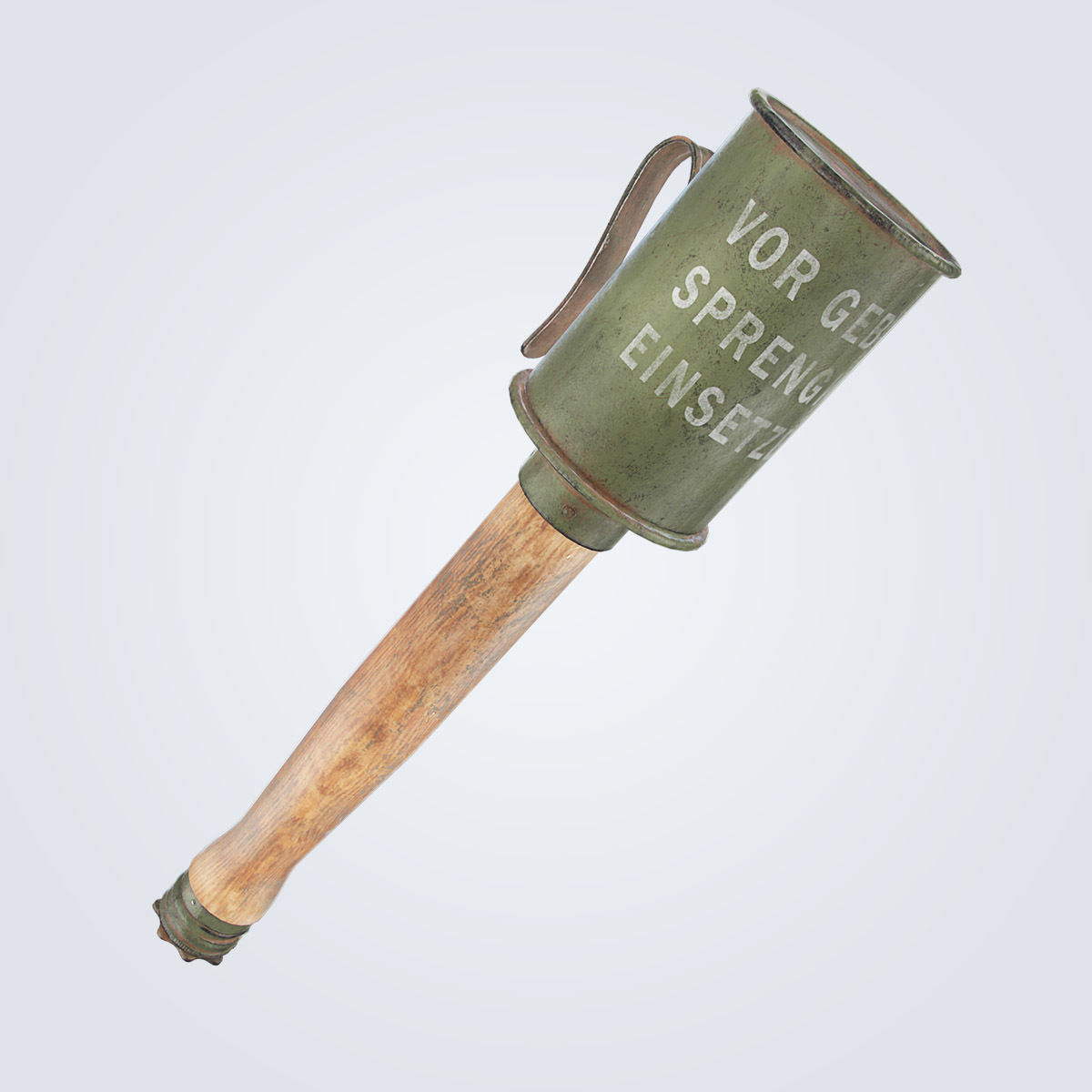 Anti Tank Stick Grenade Low-poly 3D model_6