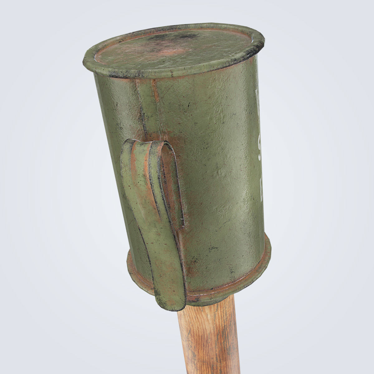 Anti Tank Stick Grenade Low-poly 3D model_13