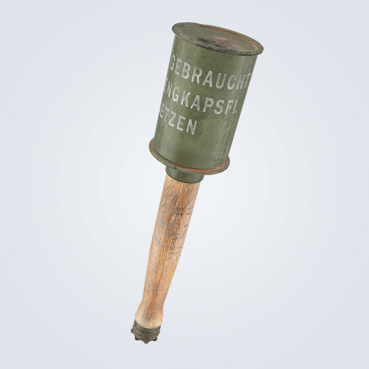 Anti Tank Stick Grenade Low-poly 3D model_9