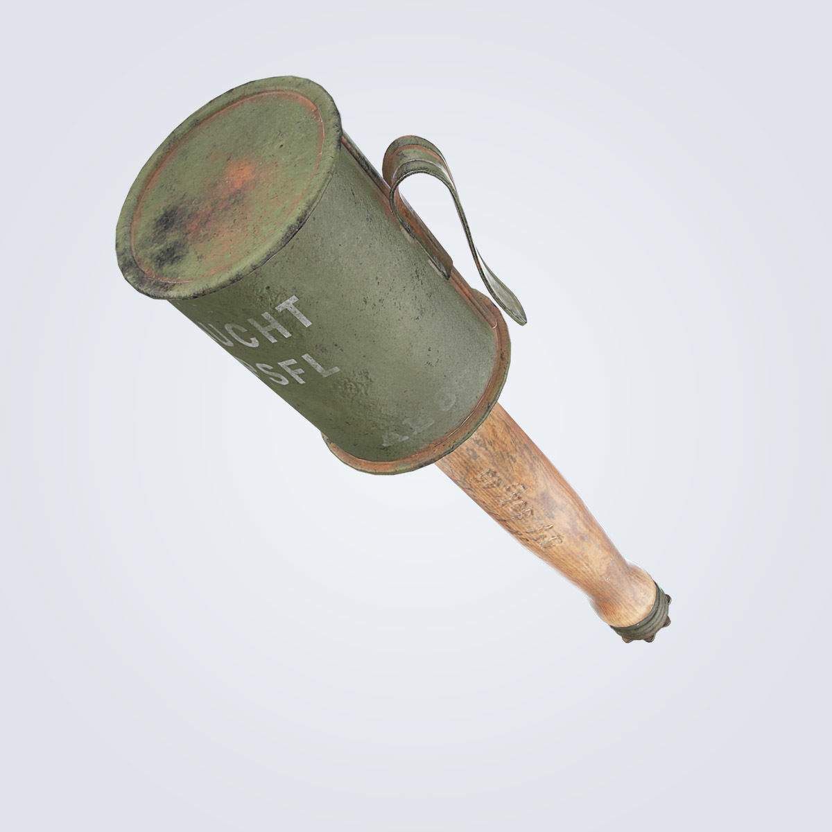 Anti Tank Stick Grenade Low-poly 3D model_7