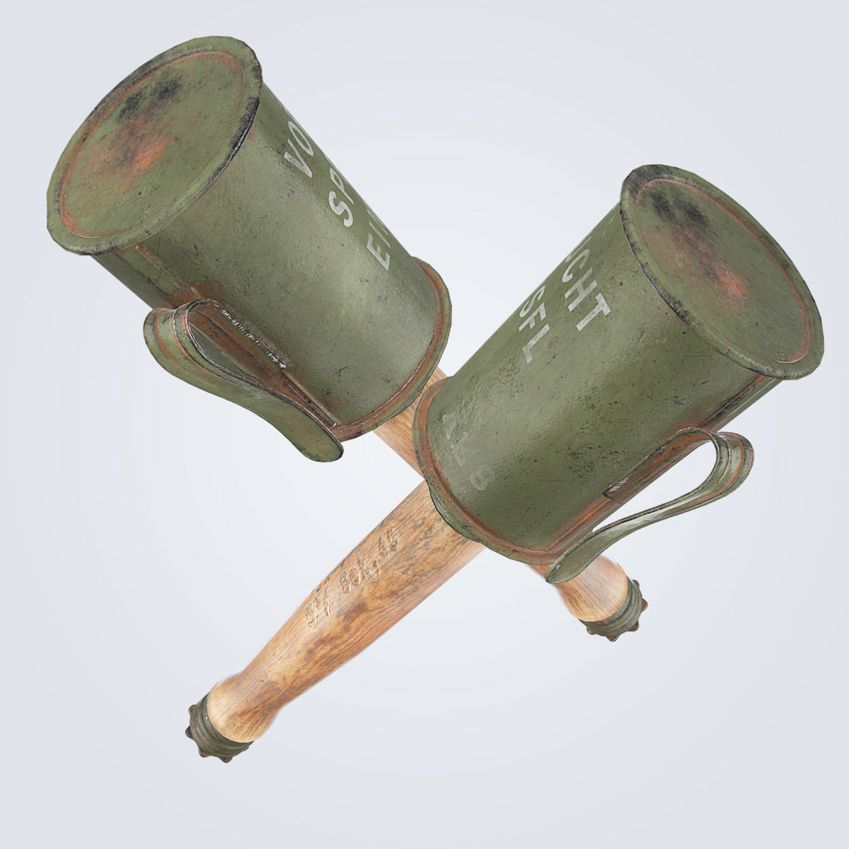 Anti Tank Stick Grenade Low-poly 3D model_8